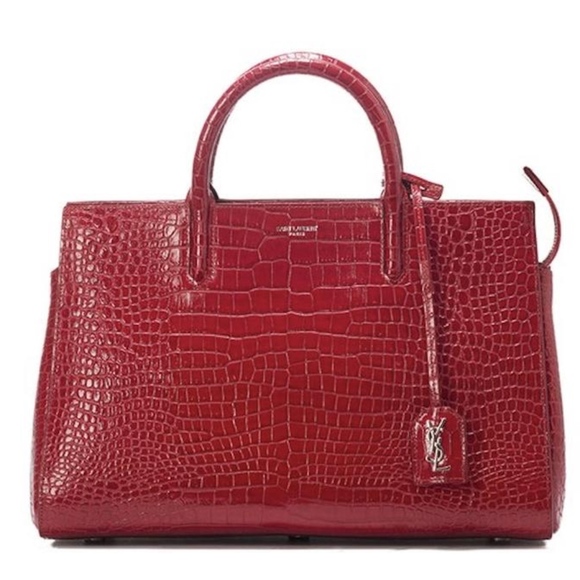 Saint Laurent Handbags - Saint Laurent Cabas Rive Gauche New W/ Tag Croc Em